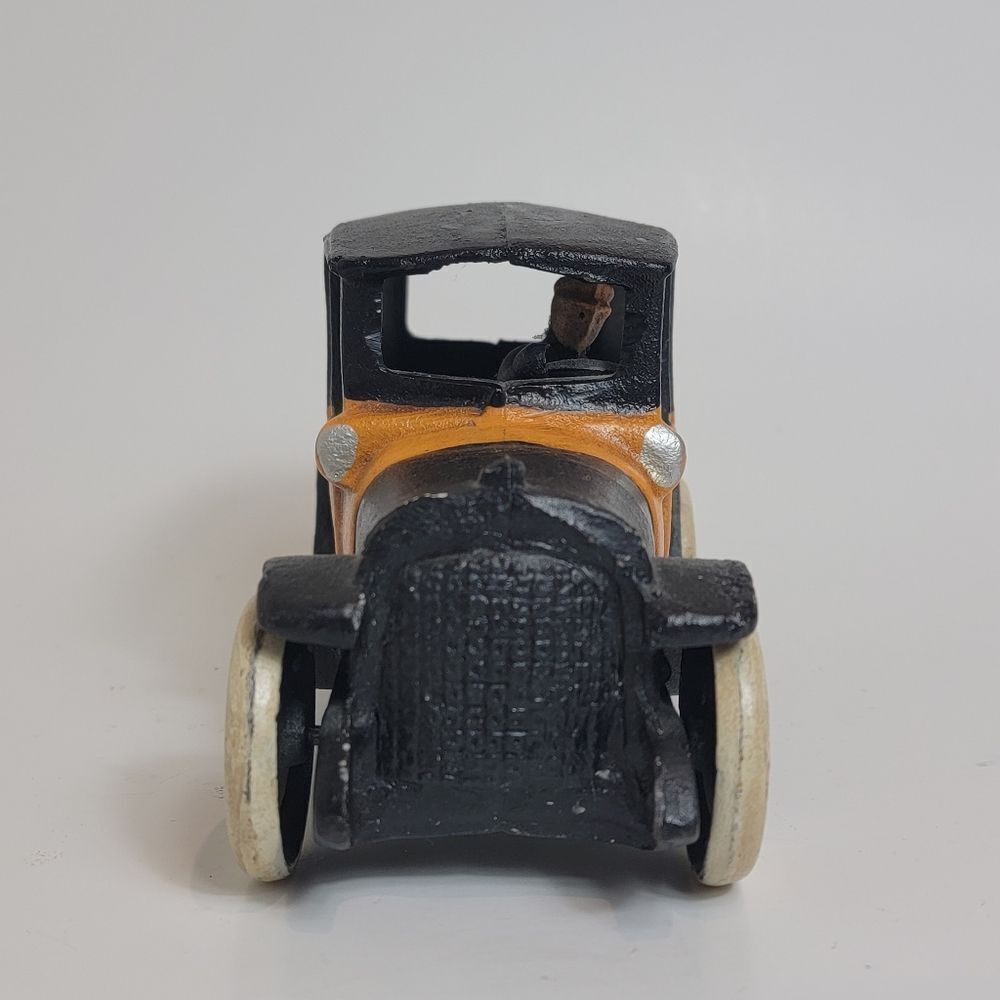 Arcade Reproduction Cast Iron Die Cast Toy Taxi Moving Wheels - Picture 5 of 9